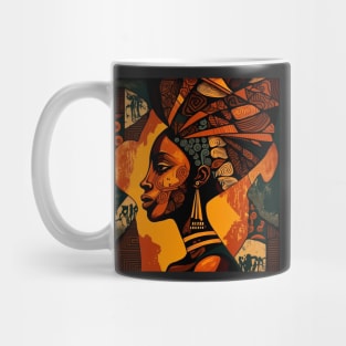 African Print Design Mug